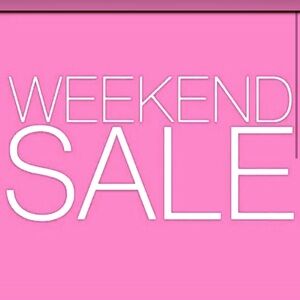 20% off all offers this Saturday and Sunday!